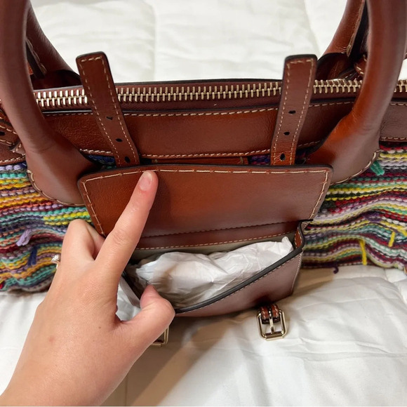 Chloé Edith Medium Cashmere Fringe Tote Bag - Picture 6 of 16